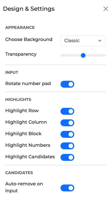 Settings Gear